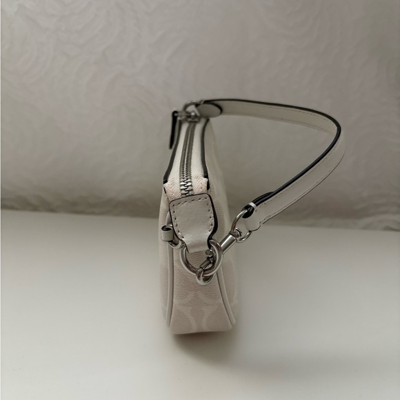 Coach Signature Cream Wristlet